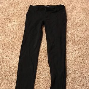 Black jeggings